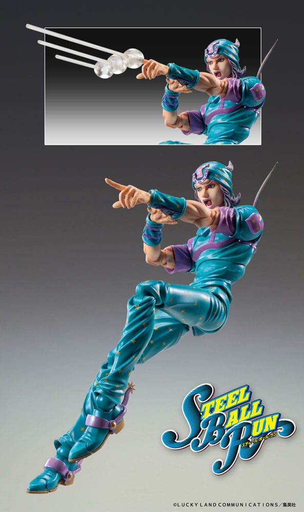 JoJo's Bizarre Adventure - Johnny Joestar: Second Ver. - Super Action Figur (15 cm)