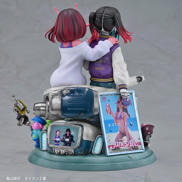 Milky Subway The Galactic Limited Express - Chiharu & Makina - PVC Figurer 2-Pack (18 cm)