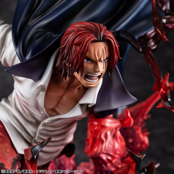 One Piece - Red-Haired Shanks Kamusari: P.O.P SA-MAXIMUM Ver. - PVC Statue (25 cm)