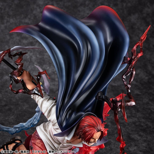 One Piece - Red-Haired Shanks Kamusari: P.O.P SA-MAXIMUM Ver. - PVC Statue (25 cm)