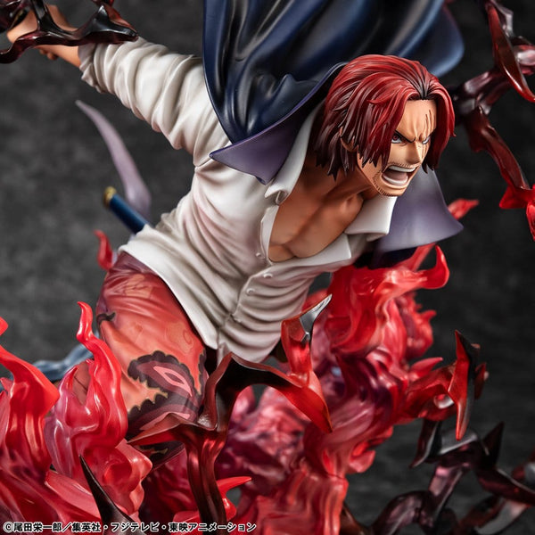 One Piece - Red-Haired Shanks Kamusari: P.O.P SA-MAXIMUM Ver. - PVC Statue (25 cm)