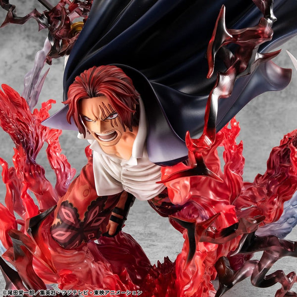 One Piece - Red-Haired Shanks Kamusari: P.O.P SA-MAXIMUM Ver. - PVC Statue (25 cm)