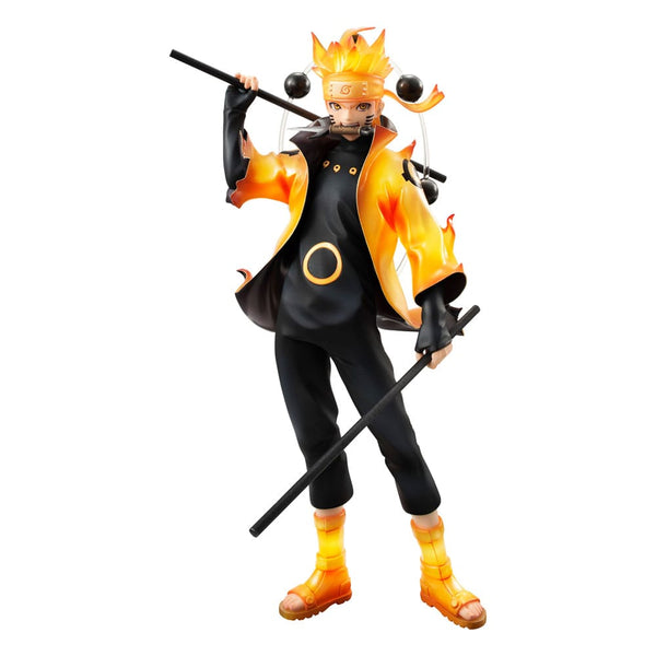 Naruto Shippuden - Naruto Uzumaki: Six Paths Sage Mode 15th Anniversary Ver. - G.E.M. Series PVC Statue (22 cm)