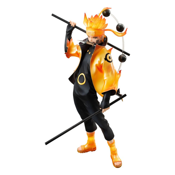 Naruto Shippuden - Naruto Uzumaki: Six Paths Sage Mode 15th Anniversary Ver. - G.E.M. Series PVC Statue (22 cm)