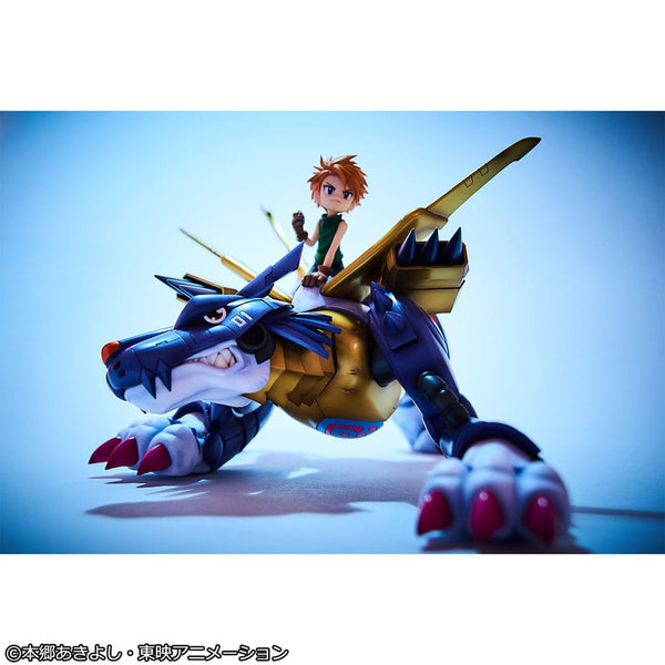 Digimon Adventure - Metal Garurumon & Ishida Yamato - G.E.M. PVC Statue (30 cm)