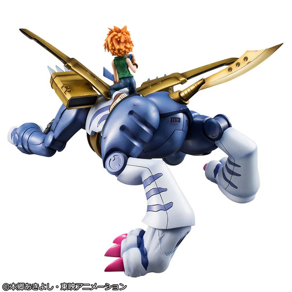 Digimon Adventure - Metal Garurumon & Ishida Yamato - G.E.M. PVC Statue (30 cm)