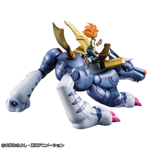Digimon Adventure - Metal Garurumon & Ishida Yamato - G.E.M. PVC Statue (30 cm)