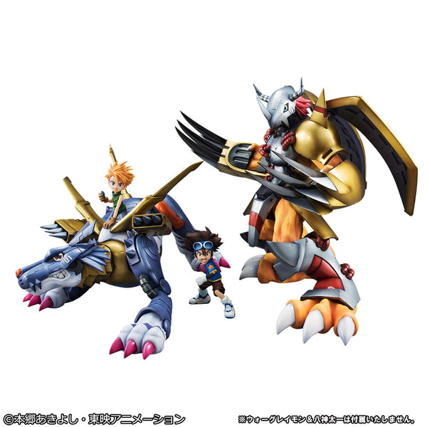 Digimon Adventure - Metal Garurumon & Ishida Yamato - G.E.M. PVC Statue (30 cm)