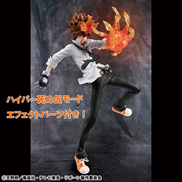 Katekyo Hitman Reborn! - Tsunayoshi Sawada & Kyoya Hibari & Reborn - G.E.M. Series PVC Statue Sæt (21 cm)