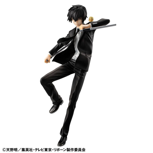 Katekyo Hitman Reborn! - Tsunayoshi Sawada & Kyoya Hibari & Reborn - G.E.M. Series PVC Statue Sæt (21 cm)