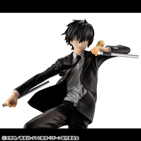 Katekyo Hitman Reborn! - Tsunayoshi Sawada & Kyoya Hibari & Reborn - G.E.M. Series PVC Statue Sæt (21 cm)
