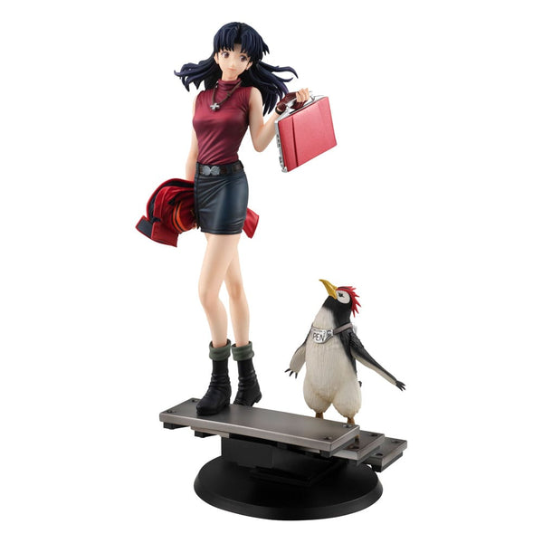 Rebuild of Evangelion - Misato Katsuragi & Pen Pen - Gals PVC Statue (25 cm)