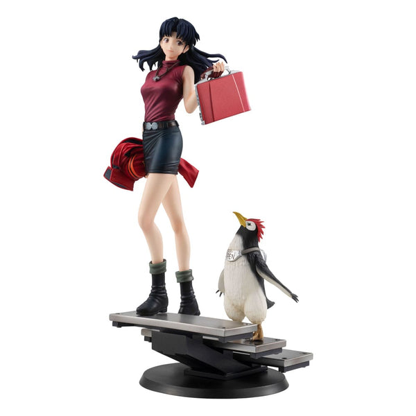 Rebuild of Evangelion - Misato Katsuragi & Pen Pen - Gals PVC Statue (25 cm)