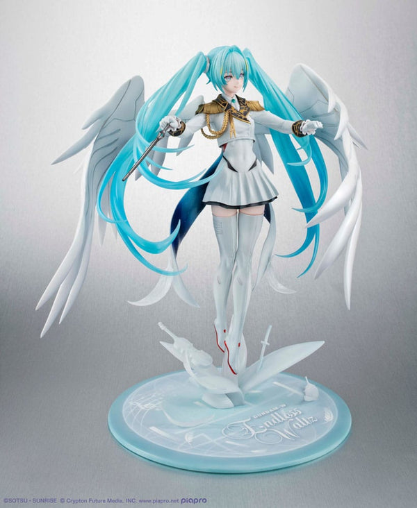 Mobile Suit Gundam x Hatsune Miku - Hatsune Miku: EW 45th Anniversary Ver. - Lucrea PVC Statue (27 cm)