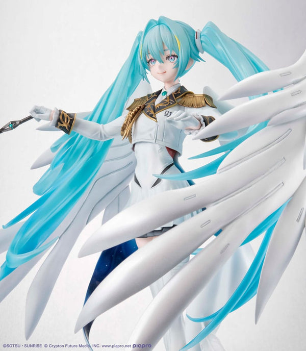 Mobile Suit Gundam x Hatsune Miku - Hatsune Miku: EW 45th Anniversary Ver. - Lucrea PVC Statue (27 cm)