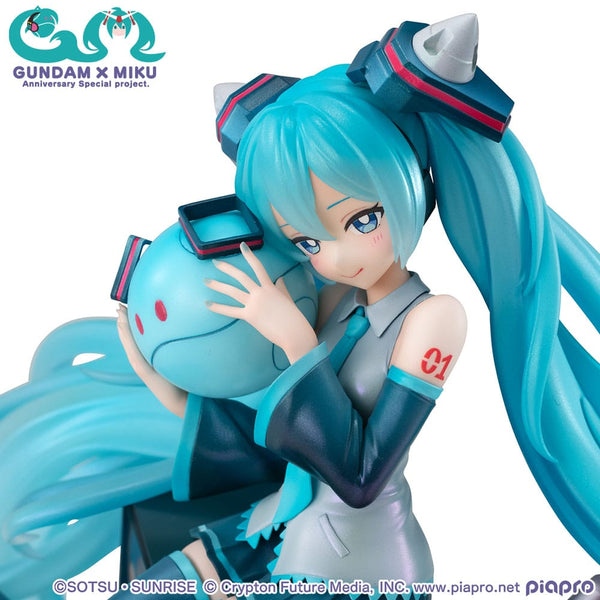 Mobile Suit Gundam x Hatsune Miku - Hatsune Miku: 45th Anniversary Ver. - Lucrea PVC Statue (17 cm)