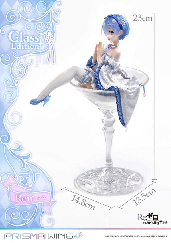 Re:Zero - Rem: Glass Edition - Prisma Wing PVC Statue 1/7 (23 cm)