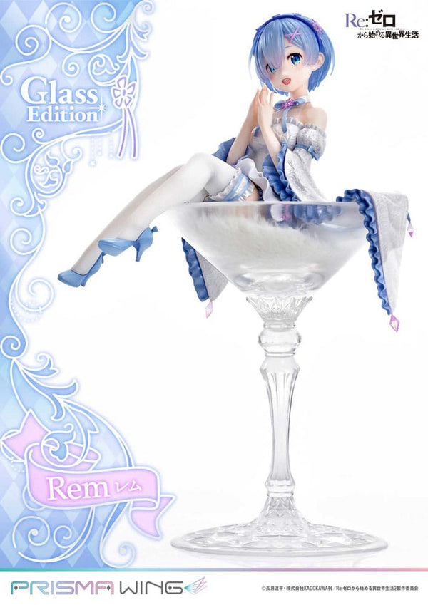 Re:Zero - Rem: Glass Edition - Prisma Wing PVC Statue 1/7 (23 cm)