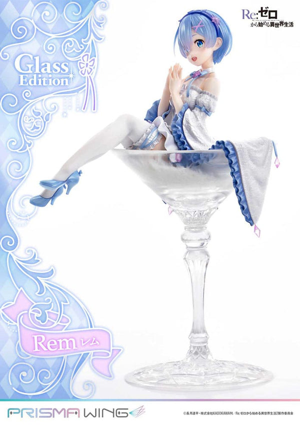 Re:Zero - Rem: Glass Edition - Prisma Wing PVC Statue 1/7 (23 cm)