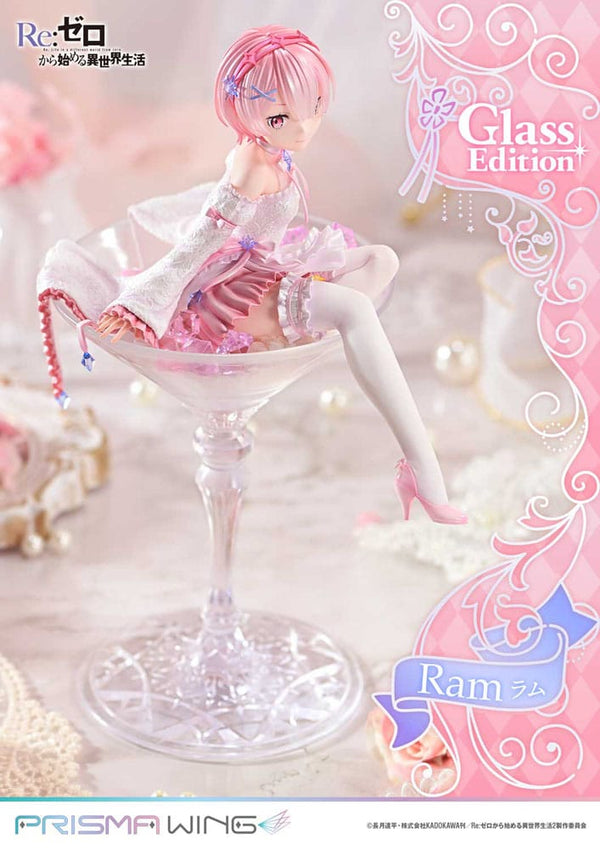 Re:ZERO - Ram: Glass Edition - PVC Statue 1/7 (24 cm)