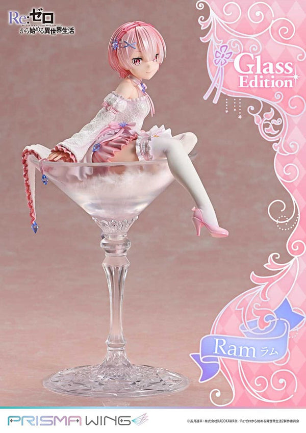 Re:ZERO - Ram: Glass Edition - PVC Statue 1/7 (24 cm)