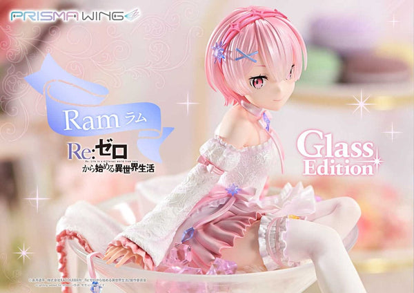 Re:ZERO - Ram: Glass Edition - PVC Statue 1/7 (24 cm)