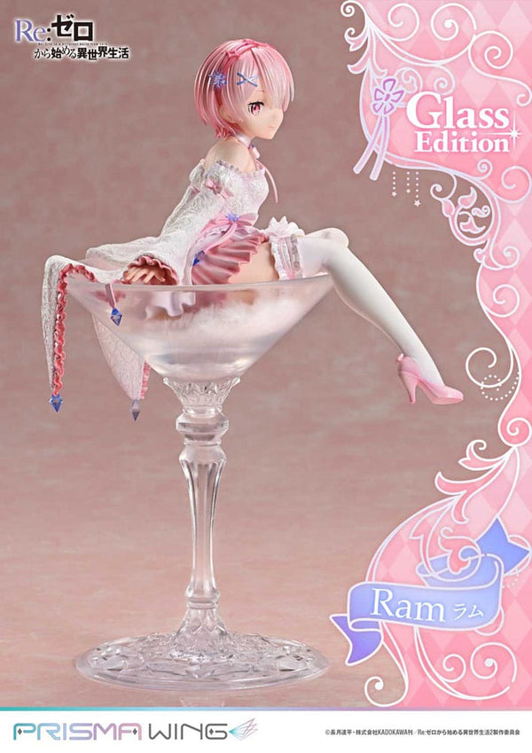 Re:ZERO - Ram: Glass Edition - PVC Statue 1/7 (24 cm)