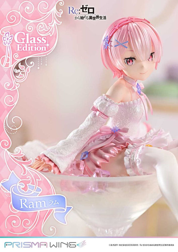 Re:ZERO - Ram: Glass Edition - PVC Statue 1/7 (24 cm)