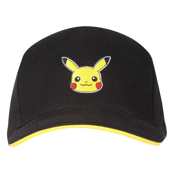Pokemon - Pikachu Badge - Baseball Kasket