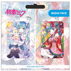Hatsune Miku - Pin Badges 2-Pack