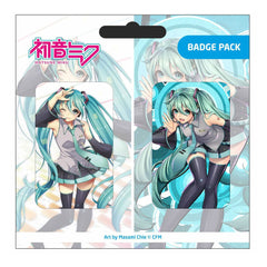 Vocaloid - Hatsune Miku - Pin Badges 2-Pack