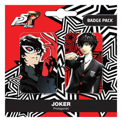 Persona 5 Royal - Joker / Protagonist - Pin Badges 2-Pack