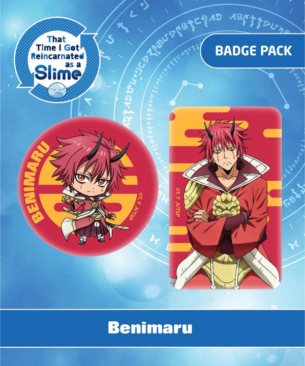 TenSura - Benimaru Badge sæt - 2-Pack sæt