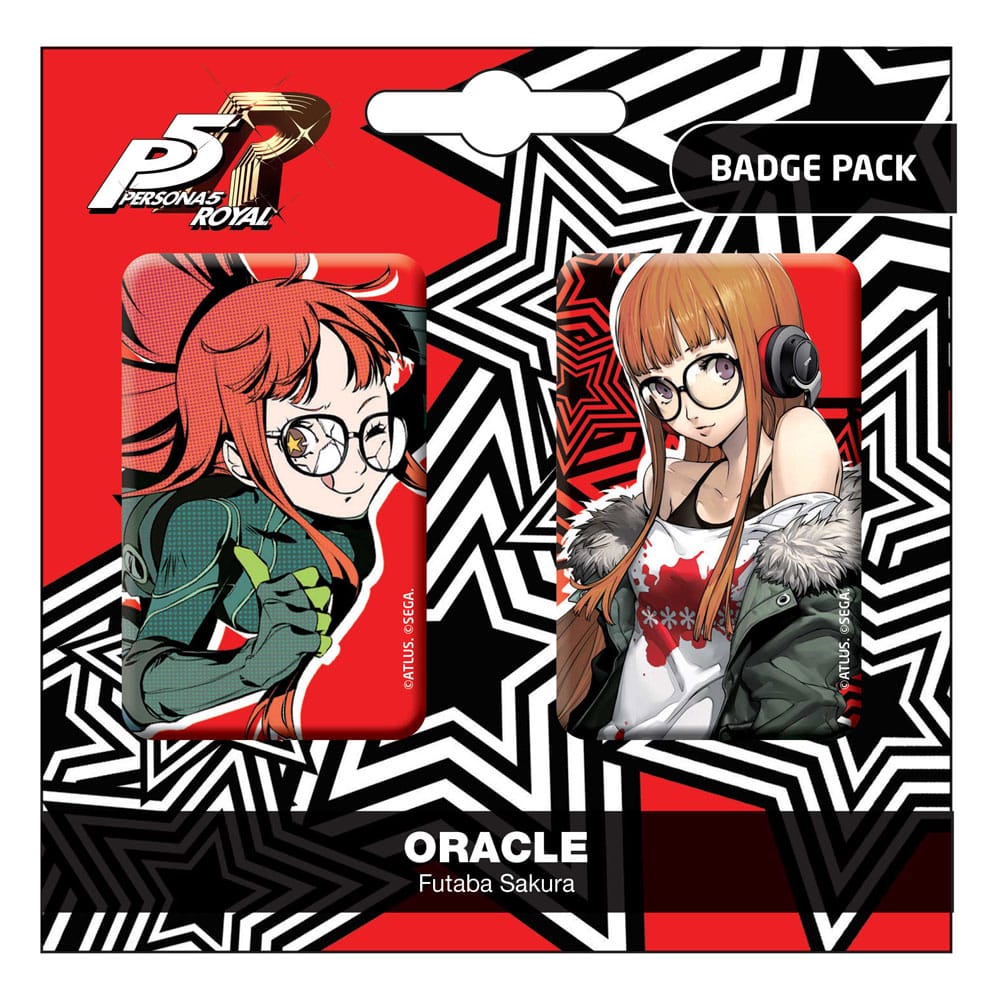 Persona 5 Royal - Oracle / Futaba Sakura - Pin Badges 2-Pack