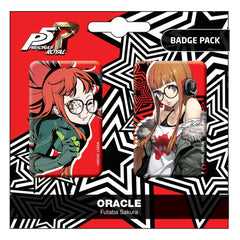 Persona 5 Royal - Oracle / Futaba Sakura - Pin Badges 2-Pack