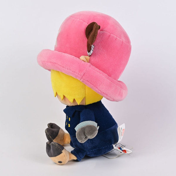One Piece - Chopper x Sanji - Bamse (20 cm)