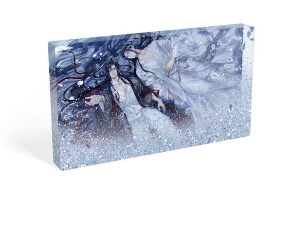 Grandmaster of Demonic Cultivation - Wei Wuxian & Lan Wangji - Akrylblok med Glitter (17 x 10 cm)