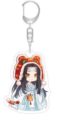 Grandmaster of Demonic Cultivation - Lan Wangji - Akryl Nøglering Chibi Style (7 cm)