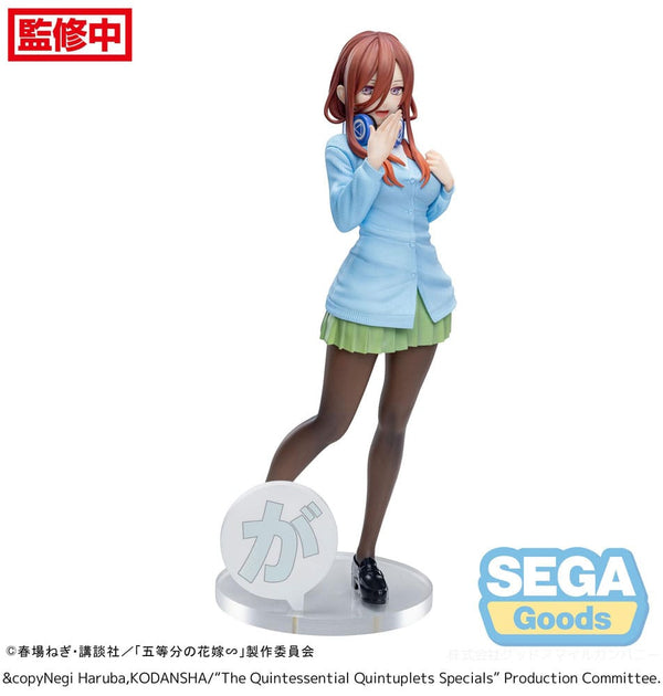 The Quintessential Quintuplets - Miku Nakano - Specials Luminasta PVC Statue (20 cm)