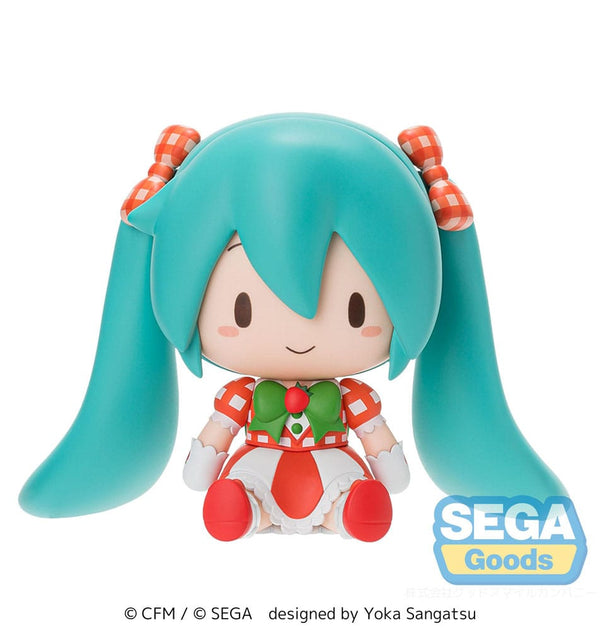 Vocaloid - Hatsune Miku: Lovely Strawberry Ver. - Fuwa Petit Chibi Figur (8 cm)