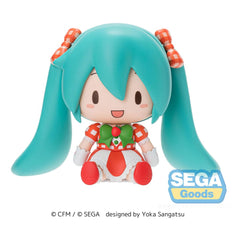 Vocaloid - Hatsune Miku: Lovely Strawberry Ver. - Fuwa Petit Chibi Figur (8 cm)