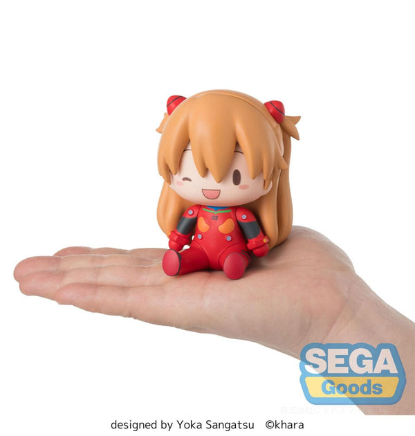 Evangelion - Asuka: Plug Suit Ver. - Fuwa Petit Chibi Figur (8 cm)