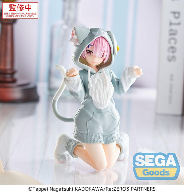 Re:ZERO - Ram: Mofumofu Pack Ver. - Yumemirize PVC Statue (11 cm)