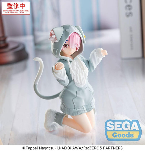 Re:ZERO - Ram: Mofumofu Pack Ver. - Yumemirize PVC Statue (11 cm)
