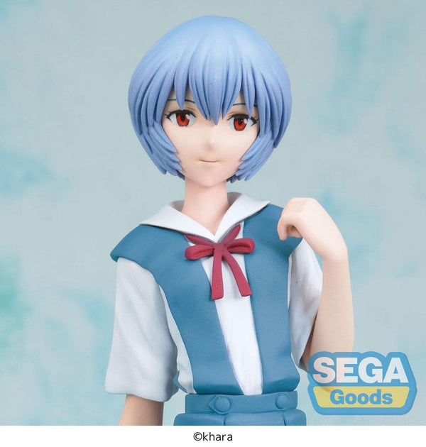 Rebuild of Evangelion - Rei: Uniform Ver. Evangelion: New Theatrical Edition - PVC Statue (20 cm)