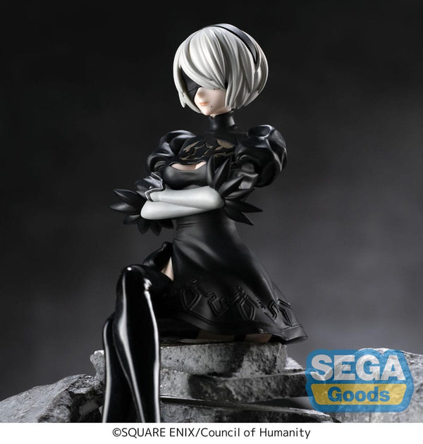 NieR:Automata Ver1.1a - 2B - PM Perching PVC Statue (13 cm)