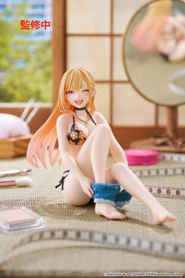 My Dress-Up Darling - Marin Kitagawa: Measured Swimsuit Ver. - PVC Statue Desktop Cute Figur (13 cm)