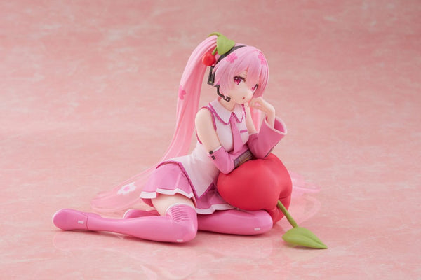 Vocaloid - Hatsune Miku: Cherry Cushion Ver. - PVC Statue (13 cm)