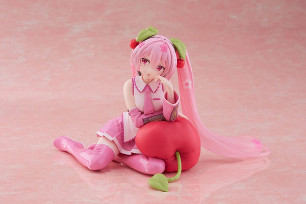 Vocaloid - Hatsune Miku: Cherry Cushion Ver. - PVC Statue (13 cm)