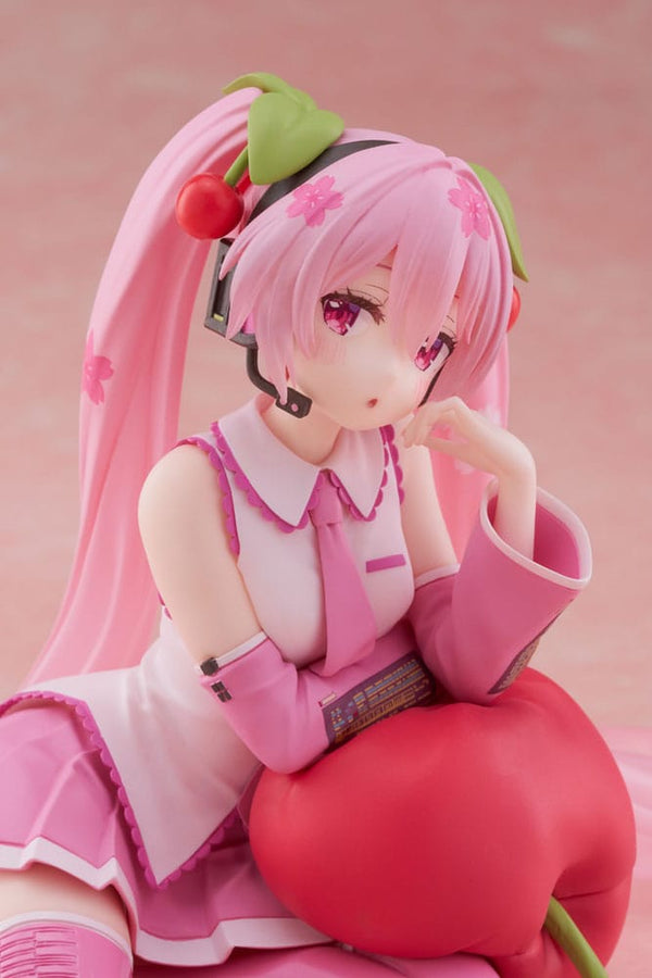Vocaloid - Hatsune Miku: Cherry Cushion Ver. - PVC Statue (13 cm)